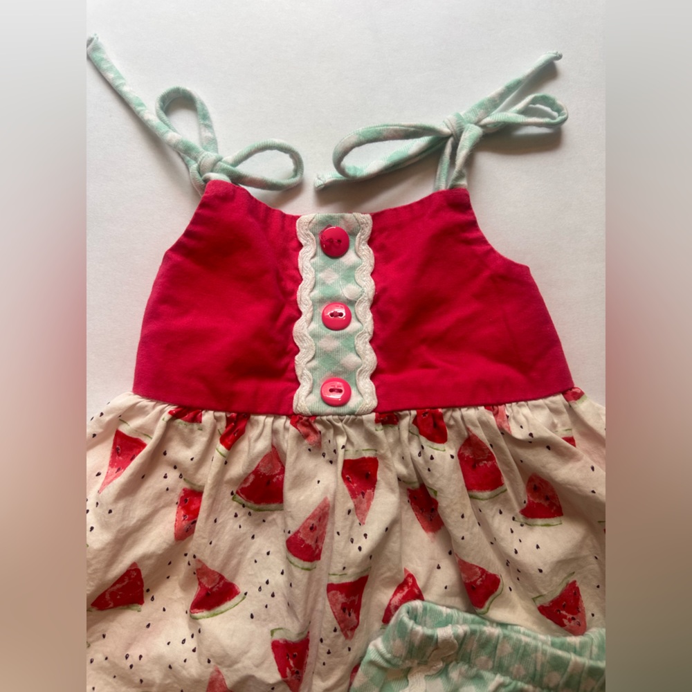 Ricrac & Ruffles Watermelon Set - Picture 3 of 7